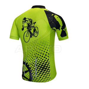Maillot de cyclisme personnalisé, vêtements de performance légers avec tissu respirant et options de personnalisation de la marque d'équipe - Product Image 2