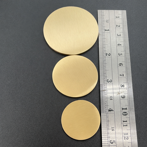 Moneda de desafío redonda de latón chapada en oro personalizada, en blanco, para troquelado, impresión y estampado, con arte popular, 40mm, temáticas de moda y amor, para negocios - Product Image 2