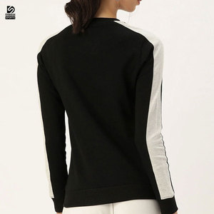 เสื้อสเวตเชิ้ตแขนยาวของผู้หญิงเสื้อสเวตเชิ้ตแขนยาวระบายอากาศได้ใส่สบายออกแบบได้ตามต้องการ - Product Image 3