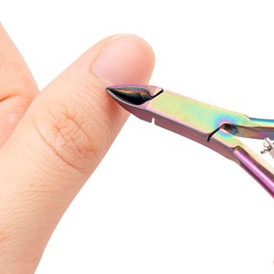 BAFA SURGICAL INSTRUMENTS Coupe-ongles professionnels en acier inoxydable, ouverture de mâchoire large de 12,5 mm, lame incurvée, pointe acérée pour ongles des doigts - Product Image 1