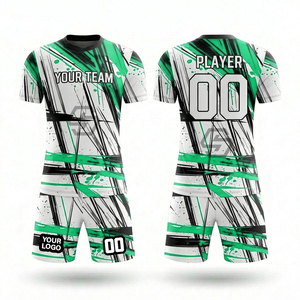 Conjuntos de Camisetas de Fútbol Cortas Sublimadas, Venta Caliente, Diseño Personalizado, Uniformes de Fútbol para Entrenamiento y Partido, Personalizados, de Secado Rápido - Product Image 6