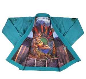 Kimono de Jiu Jitsu BJJ al por Mayor, Sublimación Personalizada, 450GSM, Tejido de Perlas, Algodón Duradero y Transpirable, Uniforme de Entrenamiento de Artes Marciales - Product Image 5