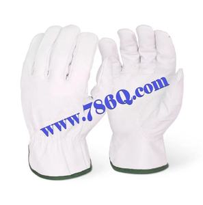 Elite Premium Grade XL Guantes de seguridad para la construcción Guantes de conductor de cuero de piel de cabra con protección Keystone Thumb - Product Image 1