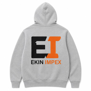 Sweat-shirt à capuche unisexe en molleton de coton, décontracté, imprimé DTF, avec poche kangourou, logo personnalisé, streetwear - Product Image 2