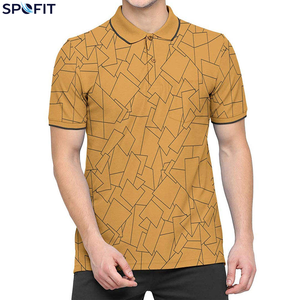 Ventes chaudes - Hauts de golf pour hommes - Polo personnalisé - 100% polyester - Nouveau style - Séchage rapide - Impression sublimée - Vêtements de sport - Polos - Product Image 4