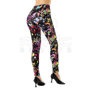 Leggings de sport légers pour femmes, sublimés, confortables, respirants, extensibles, pour le yoga, les entraînements et les activités sportives. - Product Image 4