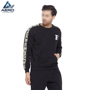 Sweat-shirts pour hommes en molleton de coton épais et lourd, à épaules tombantes, unis, avec logo brodé personnalisé, vente en gros - Product Image 1