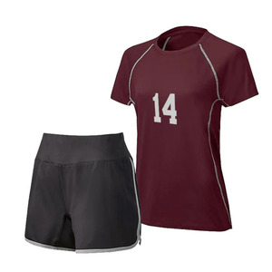 Maillot de volley-ball personnalisé par sublimation, haute qualité, 100 % polyester, séchage rapide, respirant, grandes tailles, manches courtes, OEM, le plus vendu - Product Image 4