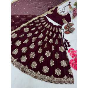 Diseñador bordado Lehenga-Choli Performance Wear - Product Image 4