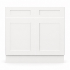 Gabinete de Cocina de 39 Pulgadas, Color Blanco, Estilo Shaker, 2 Cajones, RTA, Marca Privada, Venta al Por Mayor, Fábrica en Vietnam - Product Image 1