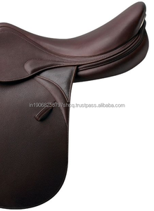 Selle d'équitation anglaise en cuir de haute qualité, légère et durable, pour le saut d'obstacles, le dressage et l'entraînement - Product Image 3