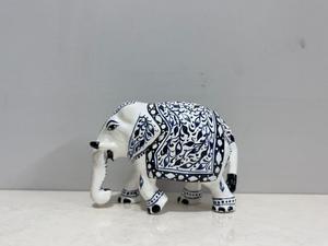 NIRMALA HANDICRAFTS Handcrafted Blue Pottery Metal Camel Figurine | Enamel Crafted Floral Pattern Statue | Indian Hand-Painted - Product Image 5