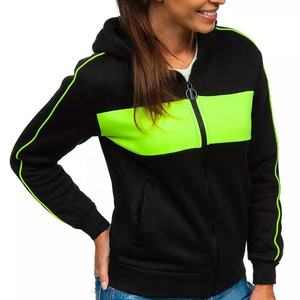Sudaderas Deportivas de Invierno Casuales de Moda Personalizadas, Tejidas, 100% Algodón, para Mujer, con Estampado Personalizado y Patchwork - Product Image 5
