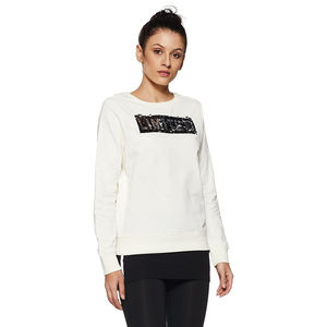 Sudaderas Casuales de Manga Larga para Mujer con Cuello Ancho y Hombros Descubiertos, Impresión de Logotipo Personalizado en la Parte Delantera, Precio Económico al por Mayor - Product Image 1