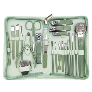 Kit de manucure professionnel de 12 pièces de haute qualité pour les soins de beauté et la pédicure, coupe-ongles - Product Image 1