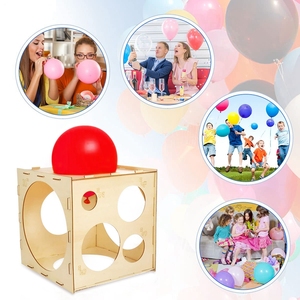 <span class=keywords><strong>Ballon</strong></span> Boîte De Mesure Arche De Mariage Décor Tailles Boîtes Bois Sizer Cubes En Bois Pliable Mesure Taille pour Fêtes Mariages - Product Image 5