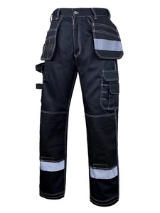 Wholesale Industrial <b>Cargo</b> <b>Work</b> <b>Pants</b> Men's High Visibility Reflective Safety Breathable Sustainable Polyester Multi-Pocket - Product Image 5