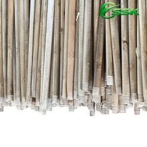 Vietnamese Natural Eucalyptus Broom 120cm Handcrafted Wooden Handle Ergonomic 2-in-1 Portable Eco-Friendly Home Furniture - Product Image 1