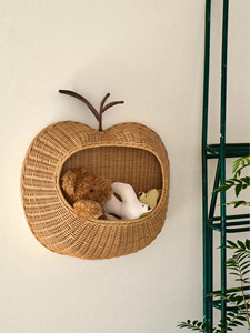 New Design Natural Handmade Rattan <b>Shelf</b> for <b>Kid</b> Decor, Decorative <b>Shelf</b> for <b>Kid</b> Bedroom Made in Vietnam - Product Image 6