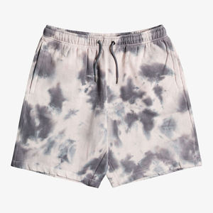 Custom Tie Dye Cotton <b>Sweat</b> <b>Shorts</b> <b>Men</b> Elastic Waist Drawstring Casual Streetwear Gym Summer <b>Shorts</b> Wholesale OEM Supplier - Product Image 1