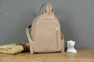 Mochila Mini de Cuero Genuino, Estilo Casual Elegante, Bolso Pequeño de Cuero Real, Mochila de Viaje de Lujo para Mujer, LMBP-0035G - Product Image 3