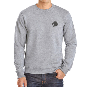 Sweat-shirts pour hommes en coton mélangé, légers, à col rond, personnalisables avec logo, pour commandes en gros - Product Image 1