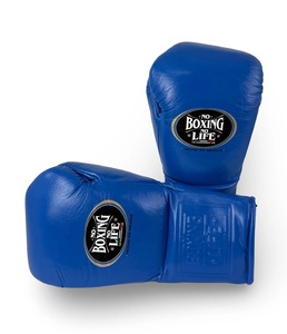 No Boxing No Life Guantes de Boxeo Profesionales Estilo Mexicano con Cordones, de Cuero Genuino, Antideslizantes, de Dedo Completo, que Absorben la Humedad, para Entrenamiento - Product Image 2