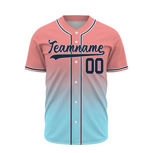 Camiseta deportiva de béisbol con botones, sublimada, para equipo, para actividades al aire libre. - Product Image 4
