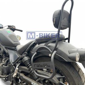 Porte-bagages arrière durable avec dossier passager pour moto Rebel Series CB350 |   Garantie M-Biker d'un an - Product Image 4
