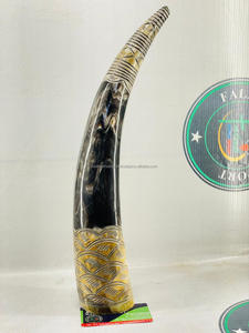 Natural Buffalo Viking Drinking Horn Polished Animal Style Customizable Logo and Size Portable High Quality - Product Image 6