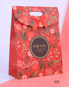 Paper <b>Bags</b> Premium Ribbon Handle <b>Gift</b> Paper <b>Bags</b> for Retail Stores and <b>Wedding</b> Favors - Product Image 5