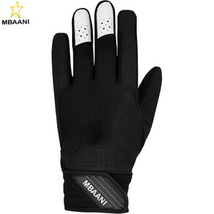 Finch Softball Padded Batting Gloves | Pair | Nonslip Palm | Padded Shock Palm | Flex Mesh Back | Quik Adjust Wrist Tab - Product Image 5