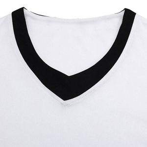 Ensemble d'uniformes de basketball sans manches à col en V, séchage rapide, respirant, polyester/coton, taille élastique, logo personnalisé sur le devant, maillot d'équipe - Product Image 2
