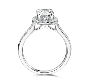 Anillo de Eternidad de Plata con Diamantes Cultivados Éticamente, Corte Brillante, Certificado IGI, para Mujer, Joyería Sostenible para Regalo de Boda o Fiesta - Product Image 3