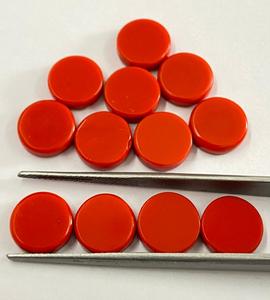 Imitación de Coral Rojo, Disco Plano de Piedra Preciosa para Fabricación de Joyas, Suministros para Manualidades, Venta al por Mayor - Product Image 5