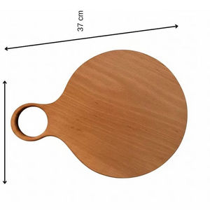 Tabla de Cortar Rectangular de Madera Natural Hecha a Mano, 1.3 cm de Grosor, Apta para Lavavajillas, No Tóxica, para Uso en el Hogar y Restaurantes - Product Image 1