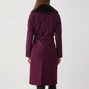 Último diseño de abrigos largos para mujer con cuello vuelto, de buena calidad y tallas personalizadas, abrigos largos tipo trench para adultos. - Product Image 2