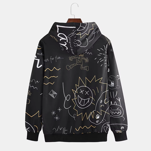 Sudaderas con capucha de algodón y poliéster para hombre más vendidas, ropa de calle básica de invierno en todos los colores, algodón 100% con técnica de tinte liso - Product Image 2