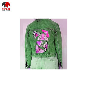 Ryan Pro Gear <b>Customized</b> <b>Denim</b> <b>Jacket</b> For Women Breathable and Comfortable Fabric with <b>Customized</b> Logo OEM Design - Product Image 3