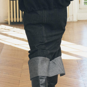 Jupe longue droite zippée pour femme, élégante et décontractée, fabrication OEM, vente en gros, fournisseur en vrac, qualité export - Product Image 4