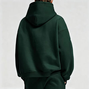 Sudadera con capucha y cremallera estilo streetwear, fabricante OEM, con pedrería, lavado ácido, para hombre, aspecto vintage desgastado, oversize - Product Image 6