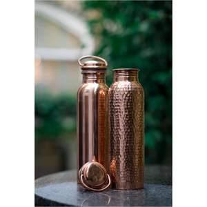 Botella de Agua de Cobre Hecha a Mano al por Mayor - Recipiente de Cobre Duradero de 1 Litro - Proveedor al por Mayor de Botellas de Cobre Tradicionales Ecológicas - Product Image 4