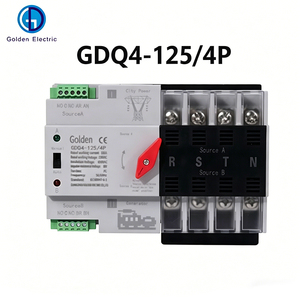 Système d'alimentation sans interruption à temps de réponse en millisecondes, commutateur de transfert automatique double alimentation 125A/4P, convertisseur AC-générateur - Product Image 1