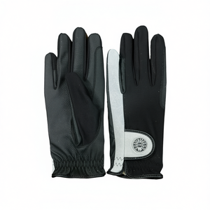 Equestrian Horse Riding Gloves Synthetic Leather Touchscreen Compatible Hook Loop Closure Firm <b>Grip</b> Durable <b>Control</b> Women's - Product Image 2
