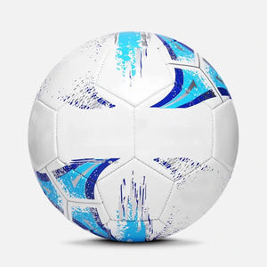 Ballons de football de couleur unie, durables et à prix compétitifs. Équipement sportif promotionnel pour l'entraînement et la pratique. - Product Image 1