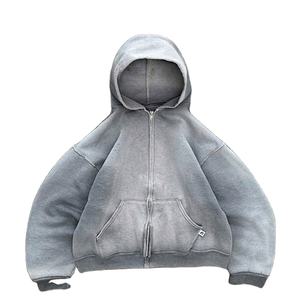 <b>Men's</b> Hoodies Unisex Oversized Pullover Hoodies Custom Logo Blank Heavyweight <b>Men</b> Custom Cotton Acid Wash <b>Thermal</b> <b>Hoodie</b> <b>Men</b> - Product Image 1