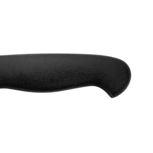 Couteaux à désosser à manche noir avec lame étroite et pointue argentée, poignée ergonomique avec protège-doigts pour la désossure, la découpe et la boucherie - Product Image 6