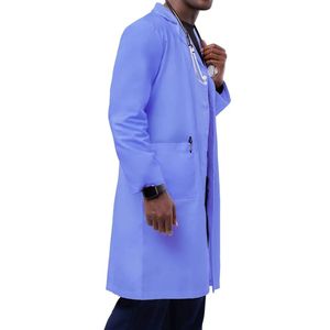 Bata de Laboratorio Médica de Alta Calidad, Manga Larga, Uniforme Médico con Logotipo Personalizado, Bata Blanca para Hospital y Clínica, Tela Duradera y Cómoda - Product Image 3