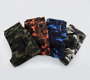 SELF INDUSTRIES Pantalon cargo personnalisé en polyester/coton pour homme, respirant, avec cordon de serrage à l'ourlet, taille mi-haute, multi-poches, décontracté, utilitaire, pour l'extérieur - Product Image 3