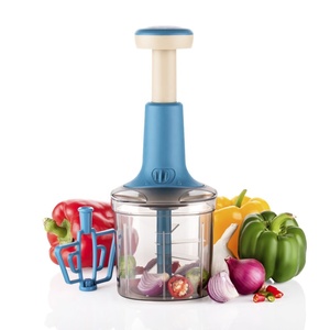 Prensa manual Picadora de ajo Cortador de cebolla manual multifunción Picadora de verduras Procesador de alimentos de mano Trituradora Picadora de ajo - Product Image 4